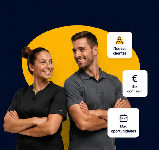 Dos profesionales de la red TimeFor: nuevos clientes, sin comisión y más oportunidades